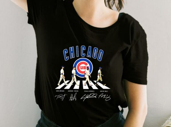 Chicago Cubs Shirt, Chicago Cubs Abbey Road Signatures Shirt, Kris Bryant, Anthony Rizzo For Fan Shirt