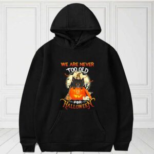 Dachshund Witch Pumpkin We Are Never Too Old For Halloween Shirt, Dachshund Halloween For Fan Shirt 3