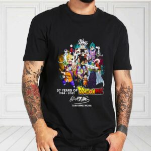 Dragon Ball Shirt, 37 Years 1984 2021 Dragon Ball Shirt, Toriyama Akira Thank You For The Memories For Fan Shirt