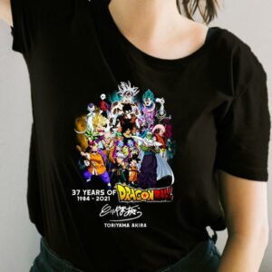Dragon Ball Shirt, 37 Years 1984 2021 Dragon Ball Shirt, Toriyama Akira Thank You For The Memories For Fan Shirt