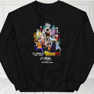 Dragon Ball Shirt, 37 Years 1984 2021 Dragon Ball Shirt, Toriyama Akira Thank You For The Memories For Fan Shirt 2