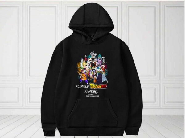 Dragon Ball Shirt, 37 Years 1984 2021 Dragon Ball Shirt, Toriyama Akira Thank You For The Memories For Fan Shirt