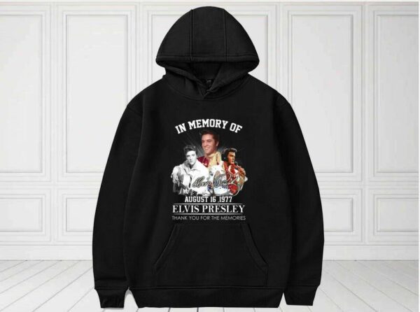 Elvis Presley Shirt, In Memory Of August 16 1977 Elvis Presley Thank You For The Memories For Fan Shirt