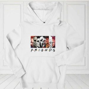 Friends Horror Characters Shirt, Horror Movie Killers Shirt, Happy Halloween Shirt, Halloween Gifts For Fan Shirt 3