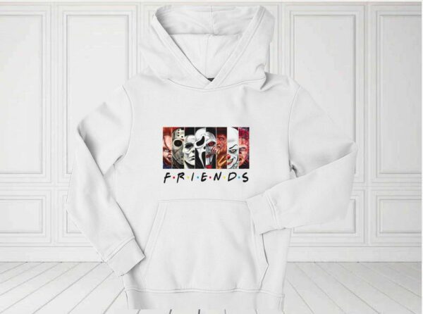 Friends Horror Characters Shirt, Horror Movie Killers Shirt, Happy Halloween Shirt, Halloween Gifts For Fan Shirt