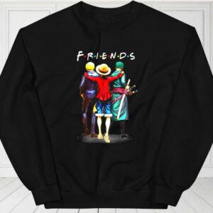 Friends One Piece Luffy Zoro Sanji Shirt, One Piece Luffy Zoro Sanji Friends Shirt, One Piece For Fan Shirt 2
