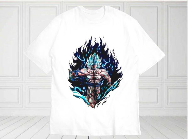 Goku Supper Saiyan Shirt, Goku Blue Shirt, Dragon Ball Supper For Fan Shirt