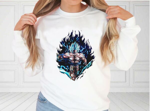 Goku Supper Saiyan Shirt, Goku Blue Shirt, Dragon Ball Supper For Fan Shirt