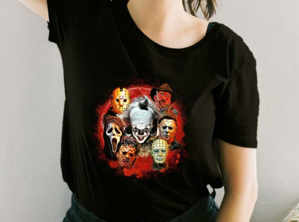 Halloween Characters Shirt, Halloween Horror Shirt, Scary Character For Fan Shirt