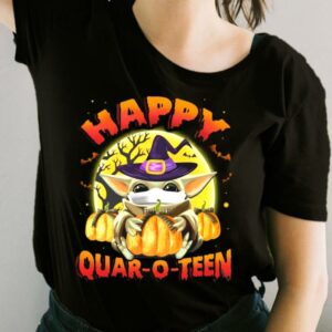Happy Quar-o-teen Halloween Shirt, Baby Yoda Halloween For Fan Shirt