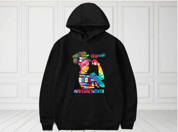 Hispanic Heritage Month Shirt, Hispanic Heritage Month Woman Latino Countries Flag For Fan Shirt