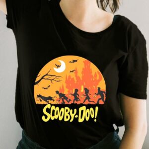 Scooby Doo Moon Happy Halloween Shirt, Happy Halloween Scooby Doo Moon For Fan Shirt