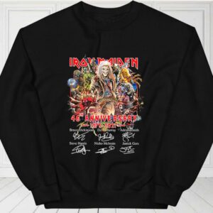 Iron Maiden Shirt, 46 Years 1975 2021 Iron Maiden Thank You For The Memories Signature For Fan Shirt 2