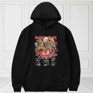 Iron Maiden Shirt, 46 Years 1975 2021 Iron Maiden Thank You For The Memories Signature For Fan Shirt 3