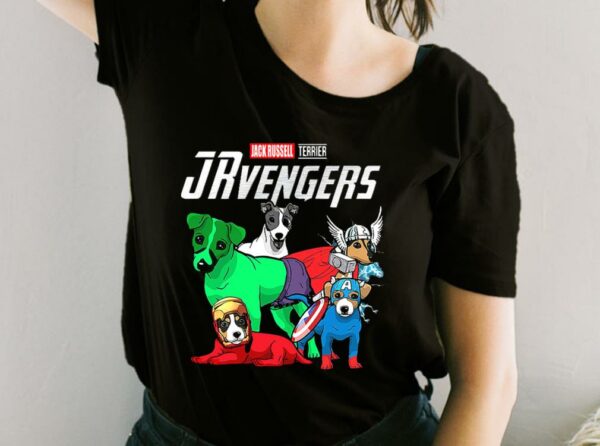 Jack Russell Terrier Jrvengers Avengers Shirt, Marvel Avengers Jack Russell Jrvengers Endgame For Fan Shirt
