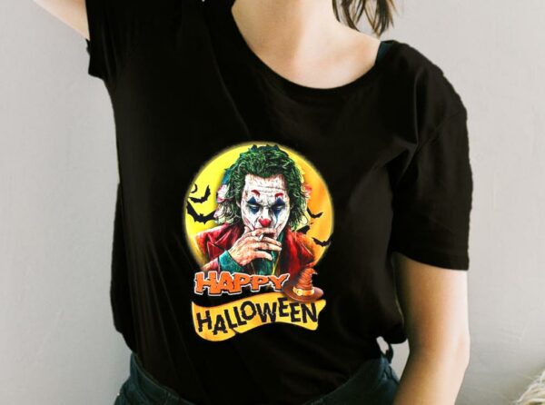 Joker Joaquin Phoenix Happy Halloween Shirt, Joker Halloween Shirt, Halloween Joker Joaquin Phoenix For Fan Shirt