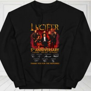 Lucifer 5th Anniversary 2016 2021 Thank You For The Memories Shirt, Lucifer For Fan Shirt 2