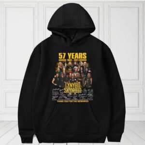 Lynyrd Skynyrd Shirt, 57 Years 1964 2021 Lynyrd Skynyrd Thank You For The Memories Shirt, Rock Band Lynyrd Skynyrd For Fan Shirt 3