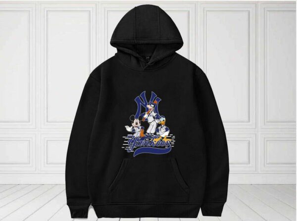 Mickey Mouse Pluto Donald Duck New York Yankees Shirt, New York Yankees For Fan Shirt