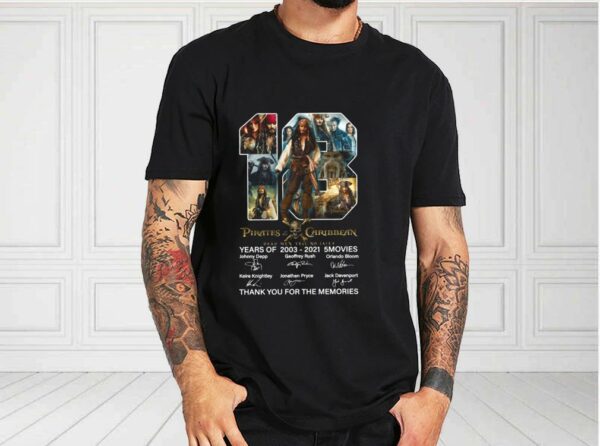 Pirates Of The Caribbean Sparrow 18th Anniversary Shirt, Captain Jack Sparrow Shirt, Jack Sparrow For Fan Shirt