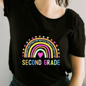 Second Grade Shirt, Second Grade Teacher Shirt, 2nd Second Grade Rainbow For Fan Shirt 1