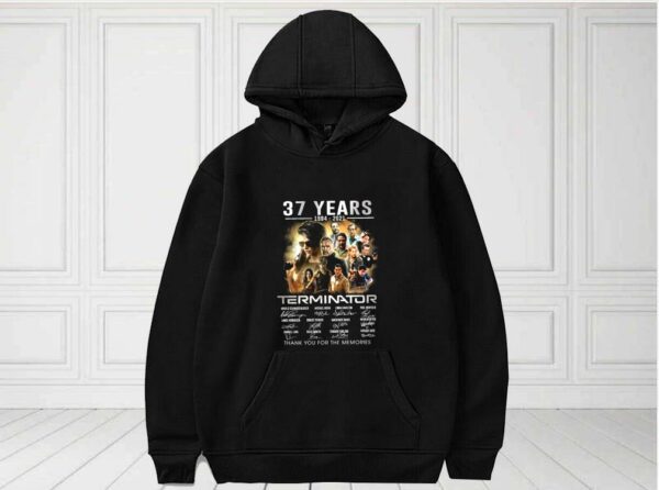 The Terminator Character Shirt, 37 Years 1984-2021 Thank You For The Memories For Fan Shirt