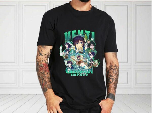Venti Shirt, Genshin Impact Shirt, Venti Genshin Impact For Fan Shirt