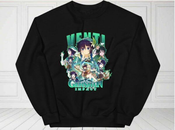 Venti Shirt, Genshin Impact Shirt, Venti Genshin Impact For Fan Shirt