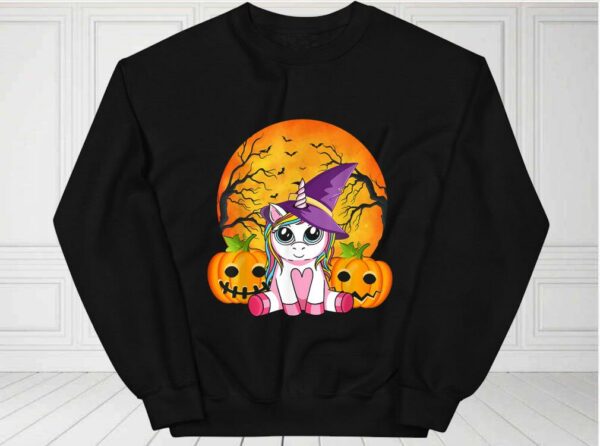 Witchy Unicorn Halloween Shirt, Unicorn Witchy Halloween Shirt, Unicorn Halloween For Fan Shirt