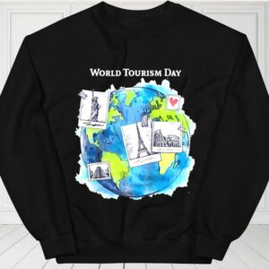 World Tourism Day Love to Travel World Globe For Fan Shirt 2