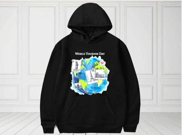 World Tourism Day Love to Travel World Globe For Fan Shirt