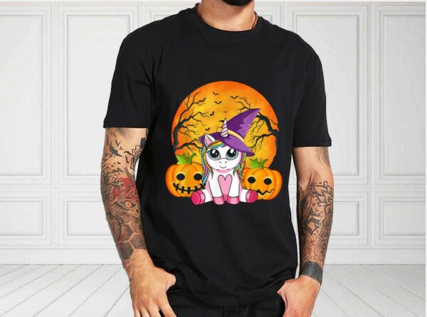 Witchy Unicorn Halloween Shirt, Unicorn Witchy Halloween Shirt, Unicorn Halloween For Fan Shirt