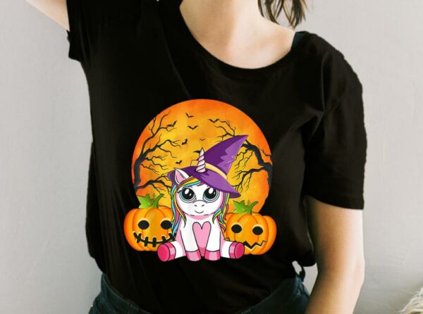 Witchy Unicorn Halloween Shirt, Unicorn Witchy Halloween Shirt, Unicorn Halloween For Fan Shirt