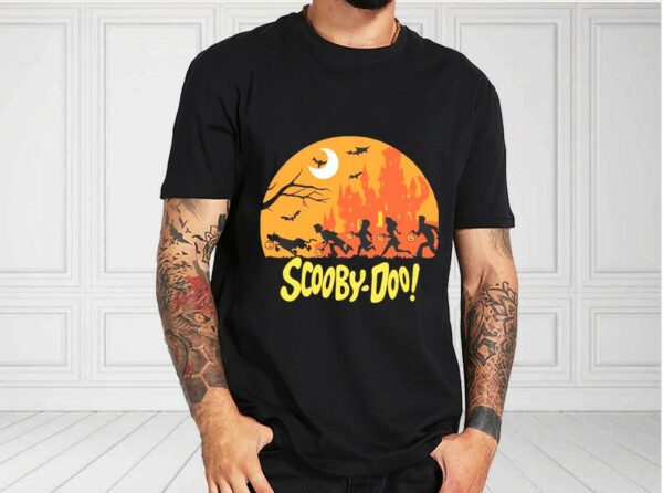 Scooby Doo Moon Happy Halloween Shirt, Happy Halloween Scooby Doo Moon For Fan Shirt