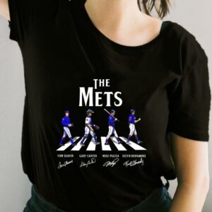 The New York Mets Baseball Abbey Road Signatures Shirt, 2021 New York Mets For Fan Shirt