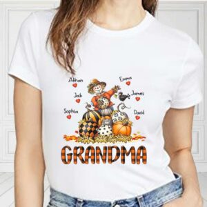 Athan Emma Jack Sophia James David Grandma Shirt, Grandma Shirt, Halloween For Fan Shirt 1