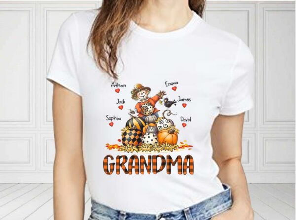 Athan Emma Jack Sophia James David Grandma Shirt, Grandma Shirt, Halloween For Fan Shirt