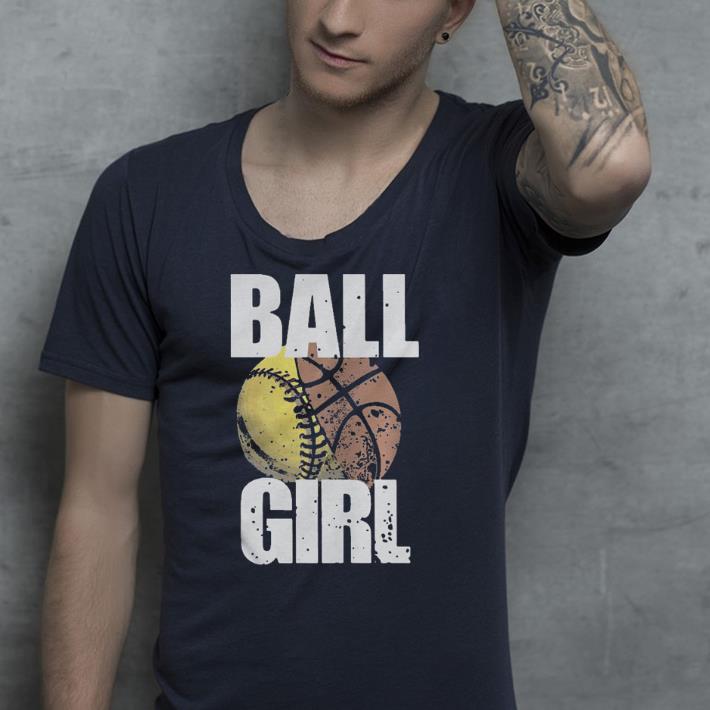 Baseball ball girl shirt 4 - Baseball ball girl shirt