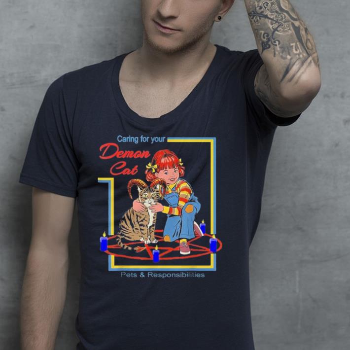 Caring for your demon cat shirt Caring for your demon cat shirt 4 - Caring for your demon cat shirt