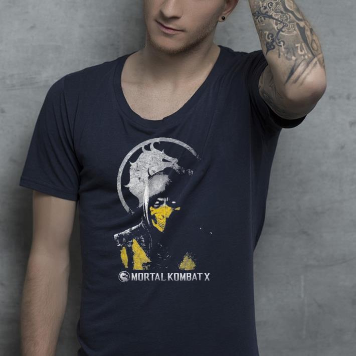 Mortal Kombat X Scorpion Bust shirt 4 - Mortal Kombat X Scorpion Bust shirt