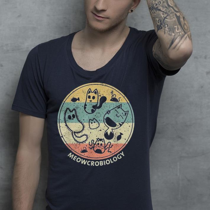 Retro Vintage Meowcrobiology Cute Cat shirt 4 - Retro Vintage Meowcrobiology Cute Cat shirt