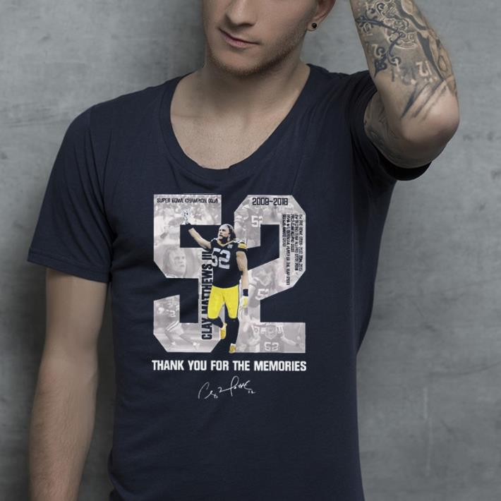 Thank You For The Memories 52 Clay Matthew shirt 4 - Thank You For The Memories 52 Clay Matthew shirt