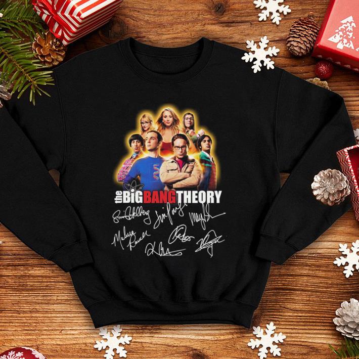 The Big Bang theory all signatures shirt The Big Bang theory all signatures shirt 4 - The Big Bang theory all signatures shirt