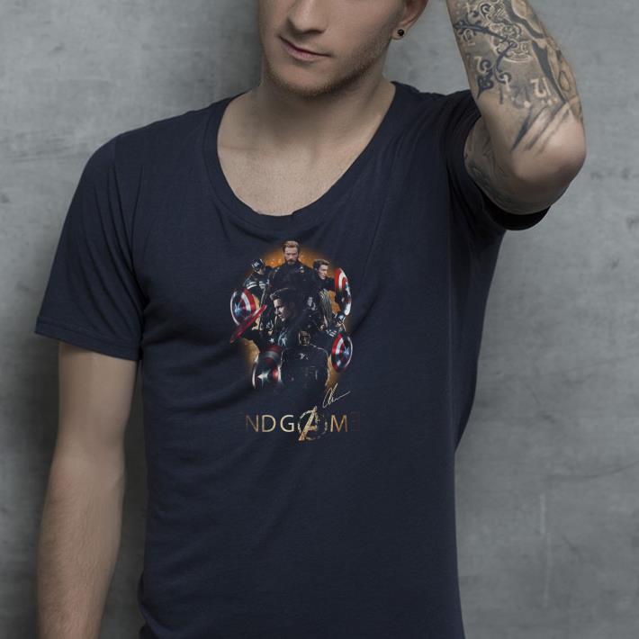 Captain America Avengers Endgame signature shirt 4 - Captain America Avengers Endgame signature shirt