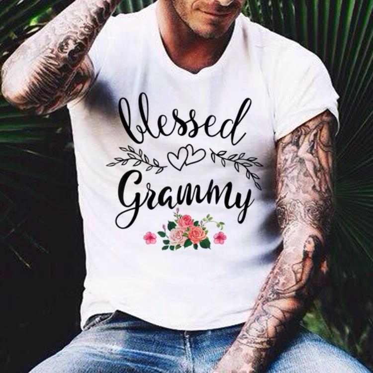 Blessed Grammy with flower Mother's Day shirt Blessed Grammy with flower Mother s Day shirt 4 - Blessed Grammy with flower Mother's Day shirt