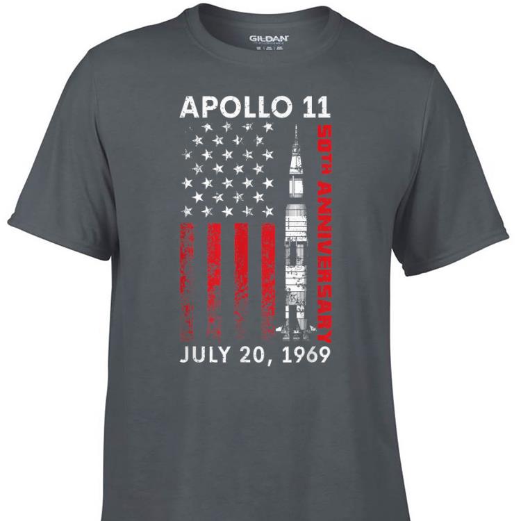 Awesome Apollo 11 50th Anniversary Moon Landning July 20 1969 American Flag shirt 1 - Awesome Apollo 11 50th Anniversary Moon Landning July 20 1969 American Flag shirt