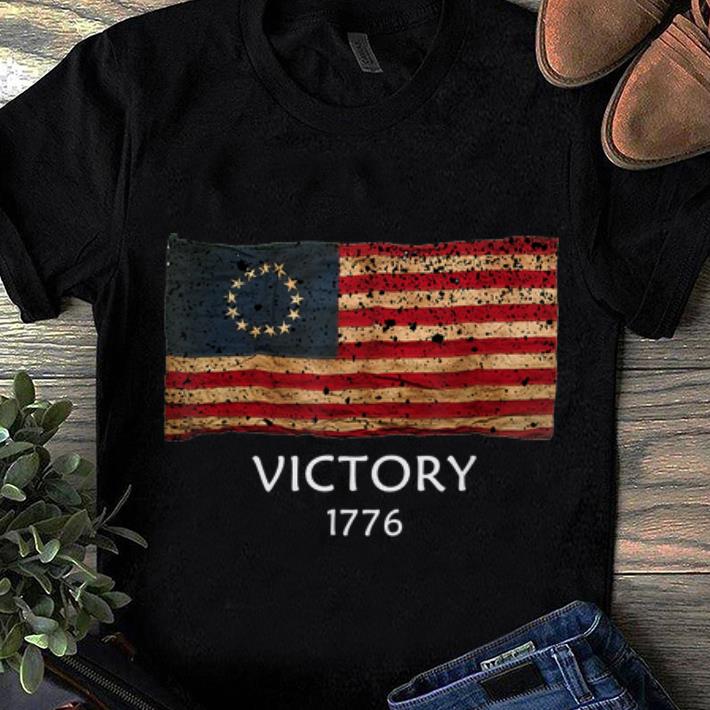 Betsy Ross Flag American Victory 1776 Distressed sweater 1 - Betsy Ross Flag American Victory 1776 Distressed sweater