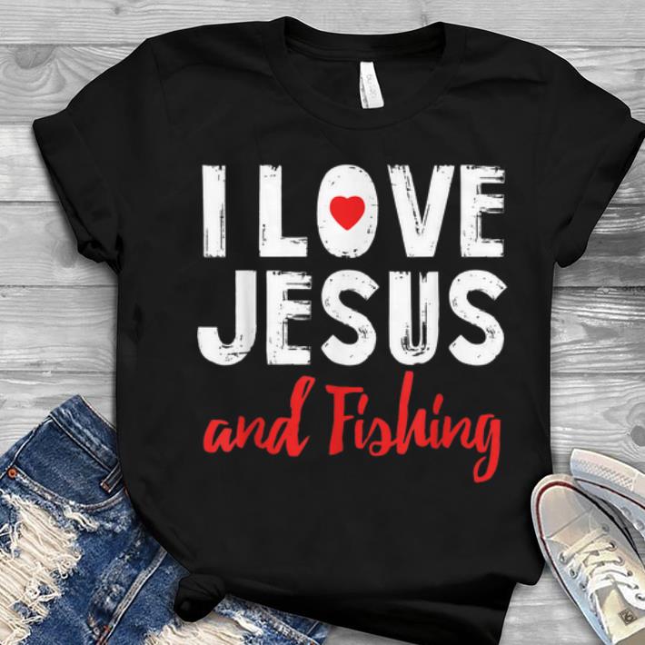 I Love Jesus And Fishing Youth tee 1 - I Love Jesus And Fishing Youth tee