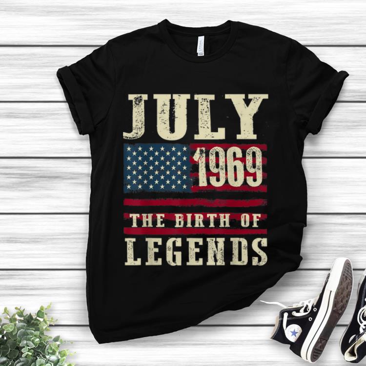 July 1969 The Birth Of Legends American Flag Independence Day hoodie 1 - July 1969 The Birth Of Legends American Flag Independence Day hoodie