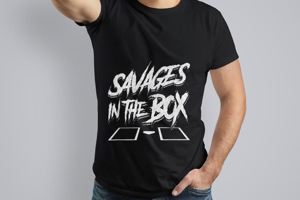 Nice Trend Savages In The Box Baseball shirt 1 - Nice Trend Savages In The Box Baseball shirt